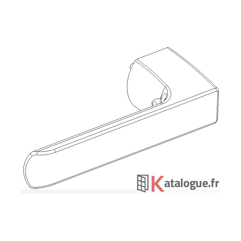 Poignée k porte GraphiK CARRE