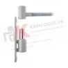 Paumelle - Fiches pour fenêtre et porte fenêtre en PVC Ø13 P09