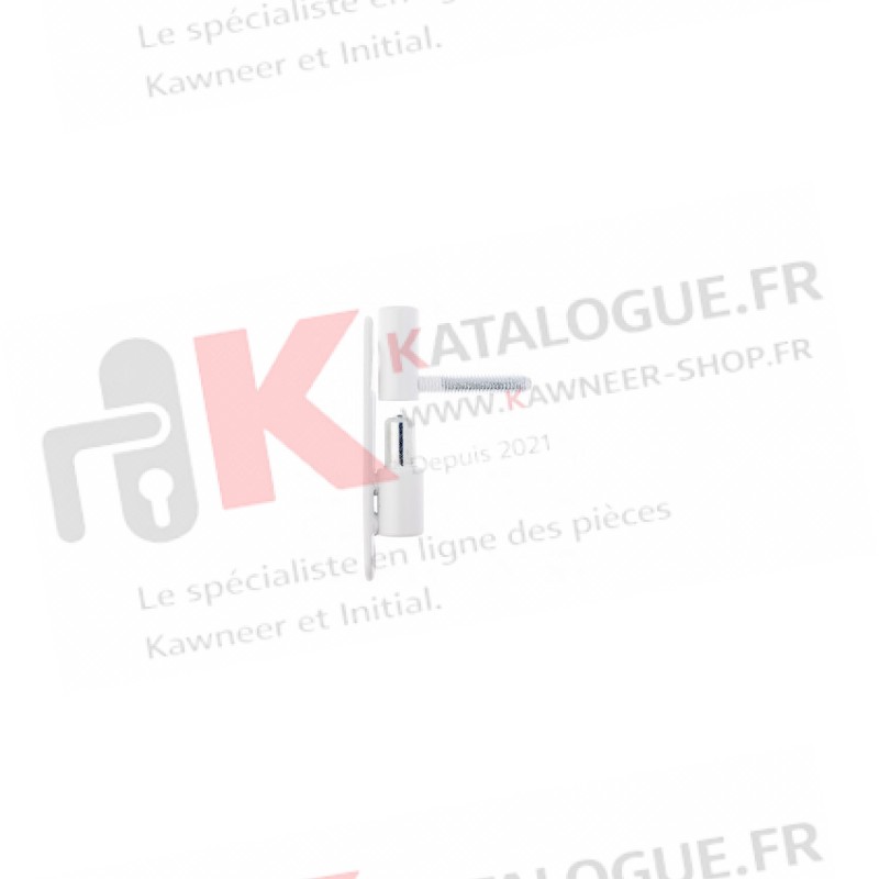 Paumelle - Fiches pour fenêtre et porte fenêtre en PVC Ø15 P50