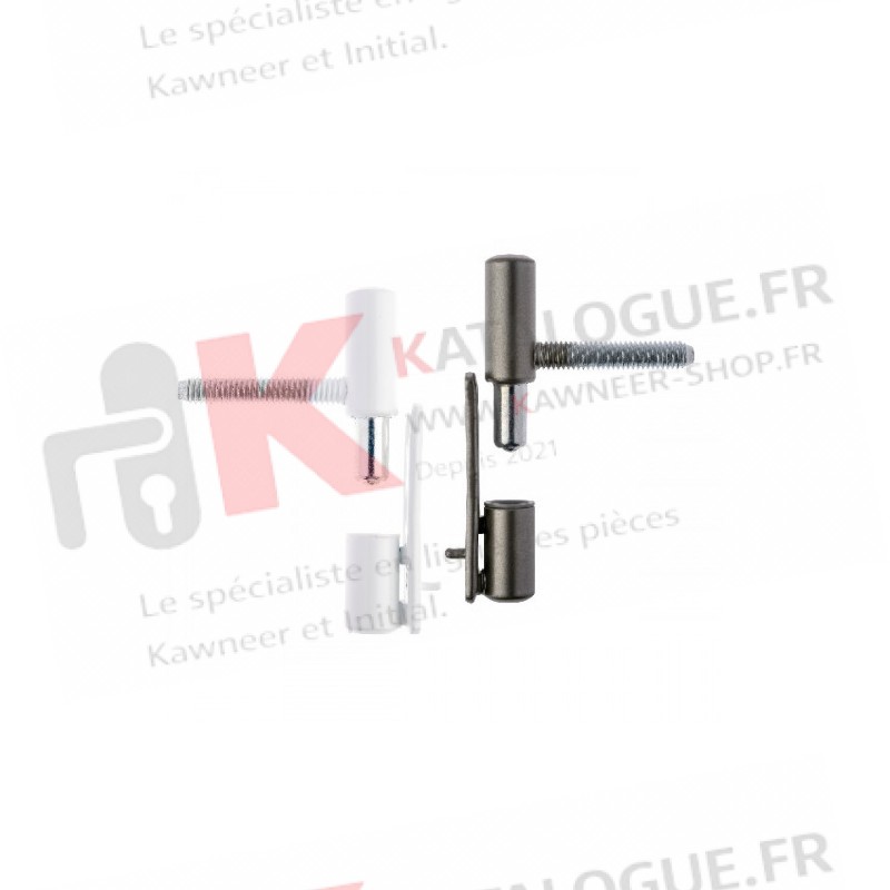 Paumelle - Fiches pour fenêtre et porte fenêtre en Fiches pour PVC Ø13 P38