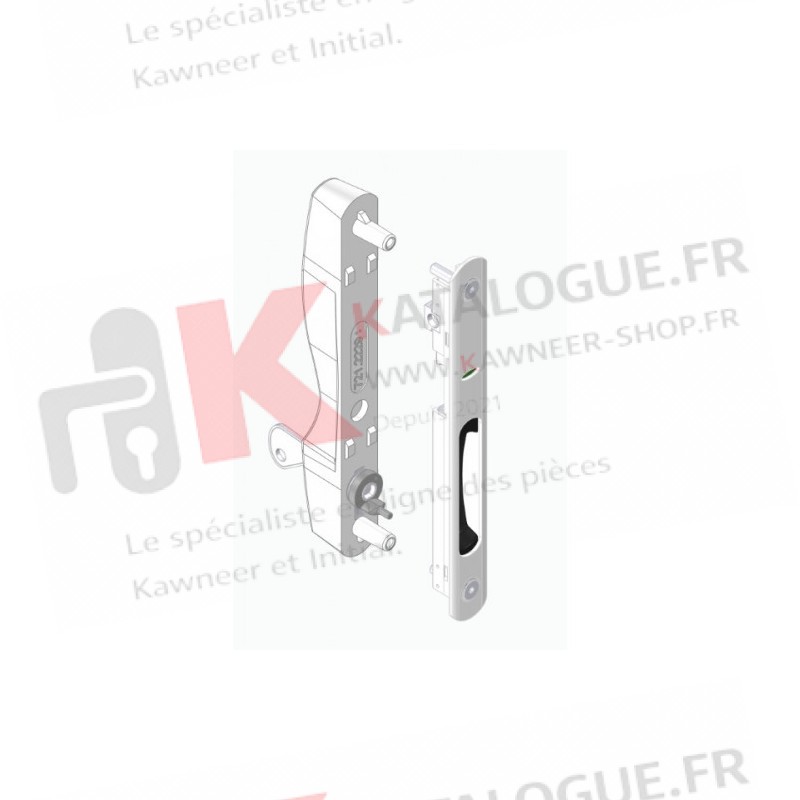 Poignée Cuvette Double à Clé