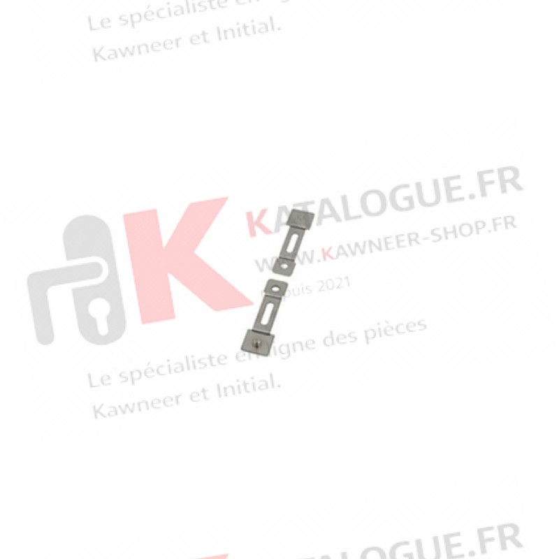 Paire de plaque de connexion de tiges pour profils à Gorge Éuropéenne