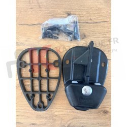 Sabot portail à verrouillage noir à sceller MONIN PORTAC