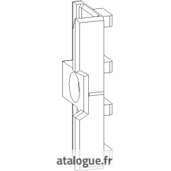 Gâche rouleau pour dormant