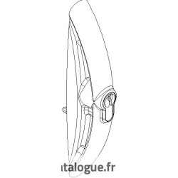 Poignée k exterieur à clef...