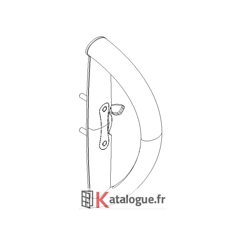 Poignée k manoeuvre intérieur laqué