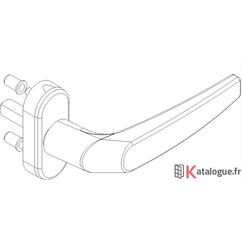 Béquille simple porte Harmonie