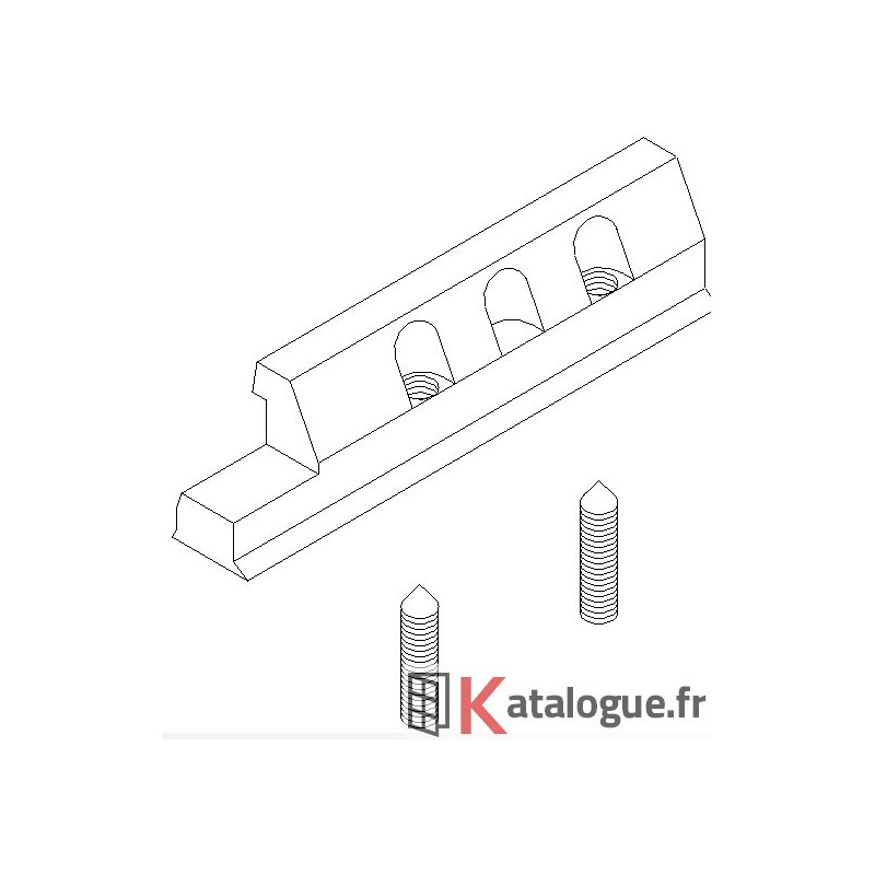 Gache coulissant Kasting