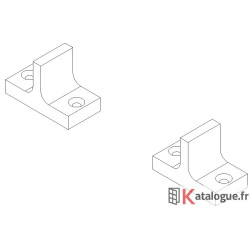 butées de vantaux (la paire)