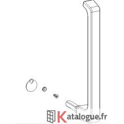 Poignée simple clipp. sans...