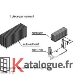 Brosse bouchon de guidage haut