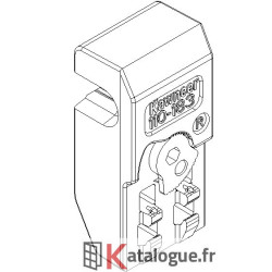 Bloc assemblage droit traverse