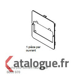 Caches chicane usinage. haut/bas 2 pièces