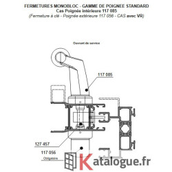 Sachet adaptation pour clef