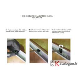 Butée de vantail kasting