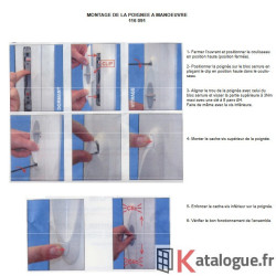 Poignée k à manoeuvre et renfort