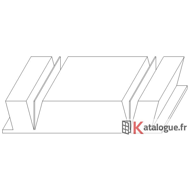 Brosse centrale seuil réduit