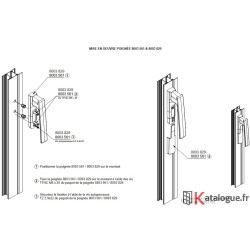 Poignée 20° fixe déportée droit