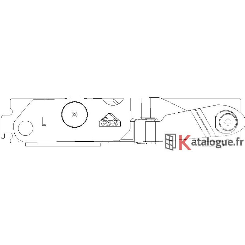 Pivot bas OF/OB gauche à clamer