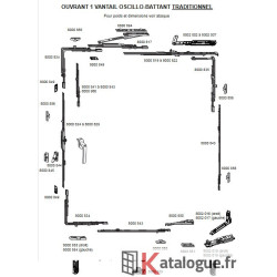 Adaptateur compas soufflet
