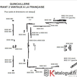 Pivot bas OF/OB gauche à clamer