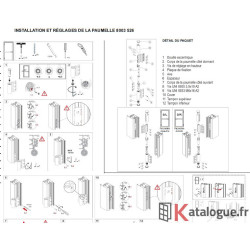Paumelle à clamer 2 branches