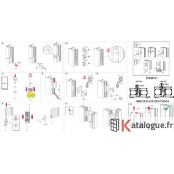Paumelle à clamer 2 branches