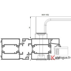 Poignée k Chromatik CARRE